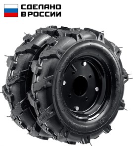 ЗУБР КП-1, 4.00-8, 2 шт., пневматические колеса для мотоблоков (707106-1)
