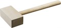 ЗУБР 330 г 70х50 мм, Деревянная прямоугольная киянка (2045-06) - фото 506178