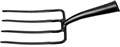 GRINDA 180 х 220 мм, кованная рабочая часть, четырехзубые, без черенка, антикор. покрытие, вилы кованые (39710-4) - фото 509677