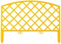 GRINDA Плетень, 24 х 320 см, желтый, 7 секций, декоративный забор (422207-Y) - фото 510517