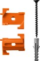ЗУБР ВИНТ-Н25 набор: СКШМ в комплекте с дюбелем и саморезом, 25 шт (30955-Н25) - фото 511481
