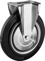 ЗУБР d=250 мм, г/п 210 кг, игольчатый подшипник, неповоротное колесо резина/металл, Профессионал (30936-250-F) - фото 511583