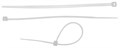ЗУБР КС-Б2 3.6 x 200 мм, нейлон РА66, кабельные стяжки белые, 50 шт, Профессионал (4-309017-36-200) - фото 514568