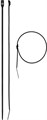 ЗУБР КОБРА 2.5 х 205 мм, нейлон РА66, кабельные стяжки с плоским замком черные, 50 шт, Профессионал (30935-25-205) - фото 514657