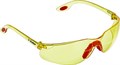 ЗУБР СПЕКТР 3 жёлтые, широкая монолинза, открытого типа, защитные очки (110316) - фото 514797
