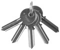 ЗУБР для цилиндровых механизмов, английский тип, 5 шт, заготовка ключа (52195) - фото 516081