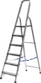 СИБИН 6 ступеней, 124 см, алюминиевая стремянка (38801-6) - фото 516251