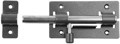 ЗД-01 для дверей, 64х115 мм, засов 14 мм, цвет серебро, накладная задвижка (37772-1) - фото 516350