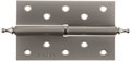 ЗУБР 125х75х2.5 мм, разъемная, левая, цвет матовый никель (PN), 2 шт, карточная петля (37605-125-4L) - фото 516385