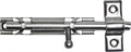 ЗТ-12 80 мм, покрытие белый цинк, накладная задвижка (37735-80) - фото 516532