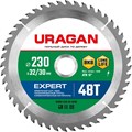 URAGAN Expert 230х32/30мм 48Т, диск пильный по дереву - фото 517624