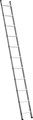 СИБИН 11 ступеней, высота 307 см, односекционная, алюминиевая, приставная лестница (38834-11) - фото 518941