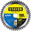 STAYER EXPERT 190 x 20/16мм 48Т, диск пильный по дереву, точный рез - фото 519356