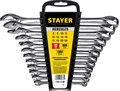 STAYER HERCULES, 12 шт, 8 - 24 мм, набор комбинированных гаечных ключей, Professional (27085-H12) - фото 519433