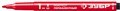 ЗУБР МП-100 1 мм, заостренный, красный, Перманентный маркер, ПРОФЕССИОНАЛ (06320-3) - фото 519697