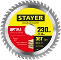 STAYER OPTIMA 230 x 32/30мм 36Т, диск пильный по дереву, оптимальный рез - фото 520074