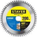 STAYER EXPERT 200 x 32/30мм 60Т, диск пильный по дереву, точный рез - фото 526877
