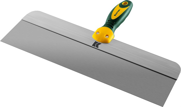 KRAFTOOL 400 мм, широкое полотно алюминиевая направляющая двухкомпонентная ручка, нержавеющий, Фасадный шпатель (10036-400) - фото 495678