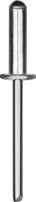 KRAFTOOL Alu Al5052, 2.4 x 8 мм, алюминиевые заклепки, 1000 шт (311701-24-08) - фото 503093