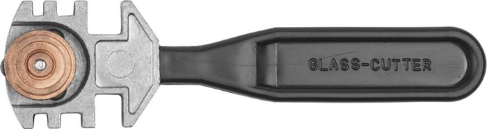 ЗУБР 3 режущих элемента, пластмассовая рукоятка, Роликовый стеклорез, ЭКСПЕРТ (3360) - фото 504326