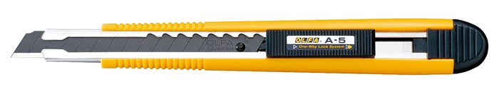 OLFA Autolock, 9 мм, безопасный нож (OL-A-5) - фото 504708