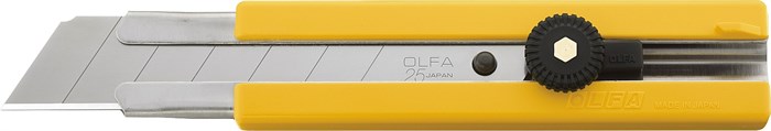 OLFA 25 мм, нож с выдвижным лезвием (OL-H-1) - фото 504738