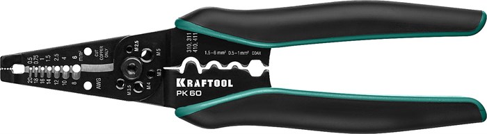 KRAFTOOL PK-60 0.5-6мм2, Многофункциональный стриппер (22658) - фото 506174