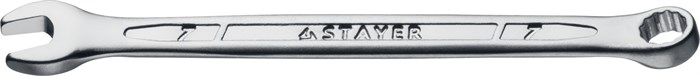 STAYER HERCULES, 7 мм, комбинированный гаечный ключ, Professional (27081-07) - фото 506306