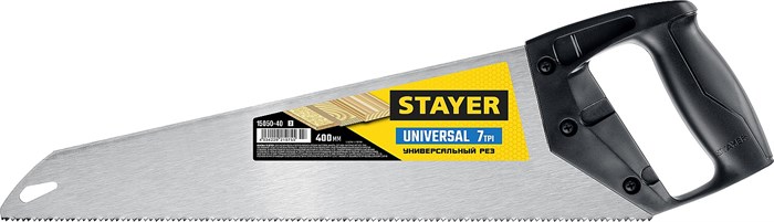 STAYER Universal 400 мм, Универсальная ножовка (15050-40) - фото 507436