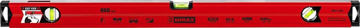MIRAX 800 мм, с зеркальным глазком, магнитный уровень (34611-080) - фото 517475