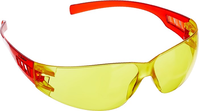 ЗУБР открытого типа, широкая монолинза, облегчённые, защитные очки (110326) - фото 520563