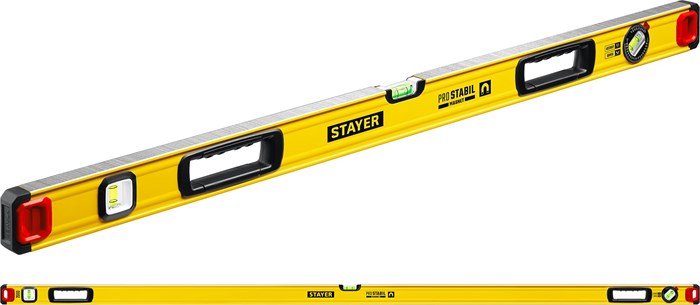 STAYER PRO STABIL, 2000 мм, усиленный профиль, магнитный уровень с поворотным глазком, Professional (3480-200) 14746139 - фото 670439