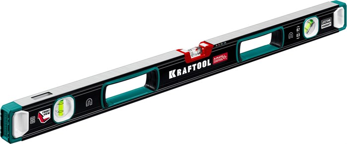 KRAFTOOL A-RATE CONTROL, 800 мм, точность 0.3 мм/м, с зеркальным глазком, сверхпрочный магнитный уровень (34988-80) 16506236 - фото 672980