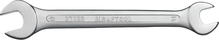 KRAFTOOL 14 х 17 мм, рожковый гаечный ключ (27033-14-17) 16842976 - фото 673655