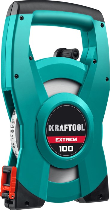 KRAFTOOL EXTREM, 100 м, геодезическая стальная мерная лента 19446243 - фото 675650