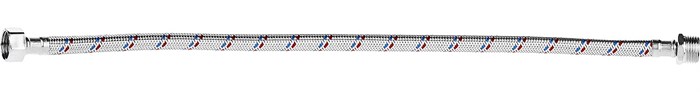 ЗУБР 1/2″, 0.5 м, гайка-штуцер, гибкая подводка для воды (51005-G/S-050) 9964 - фото 682518