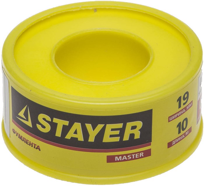 STAYER 0.075 мм х 19 мм х 10 м, 0.40 г/см3, ФУМ лента (12360-19-040) 10109 - фото 682562