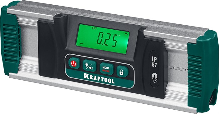 KRAFTOOL EXTREM, 0 - 360°, точность 0.05°, HOLD, IP67, электронный уровень-уклономер (34686) 20061 - фото 698293