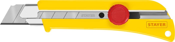 STAYER SK-25, 25 мм, нож с винтовым фиксатором, Professional (09173) 20166 - фото 698599