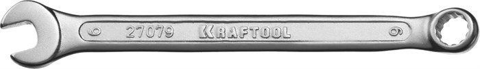 KRAFTOOL 6 мм, комбинированный гаечный ключ (27079-06) 21776 - фото 700919