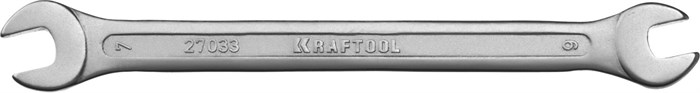 KRAFTOOL 6 х 7 мм, рожковый гаечный ключ (27033-06-07) 22109 - фото 701206