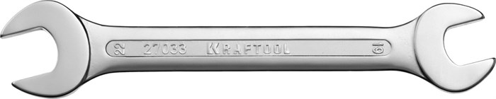 KRAFTOOL 19 х 22 мм, рожковый гаечный ключ (27033-19-22) 22118 - фото 701212