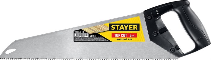 STAYER TopCut, 400 мм, ударопрочная ножовка (15061-40) 23161 - фото 702558