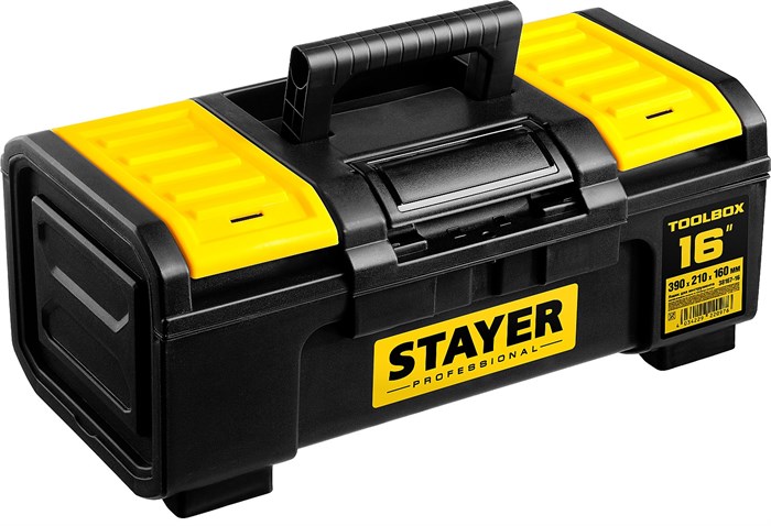 STAYER TOOLBOX-16, 390 х 210 х 160, пластиковый ящик для инструментов, Professional (38167-16) 31378 - фото 714536