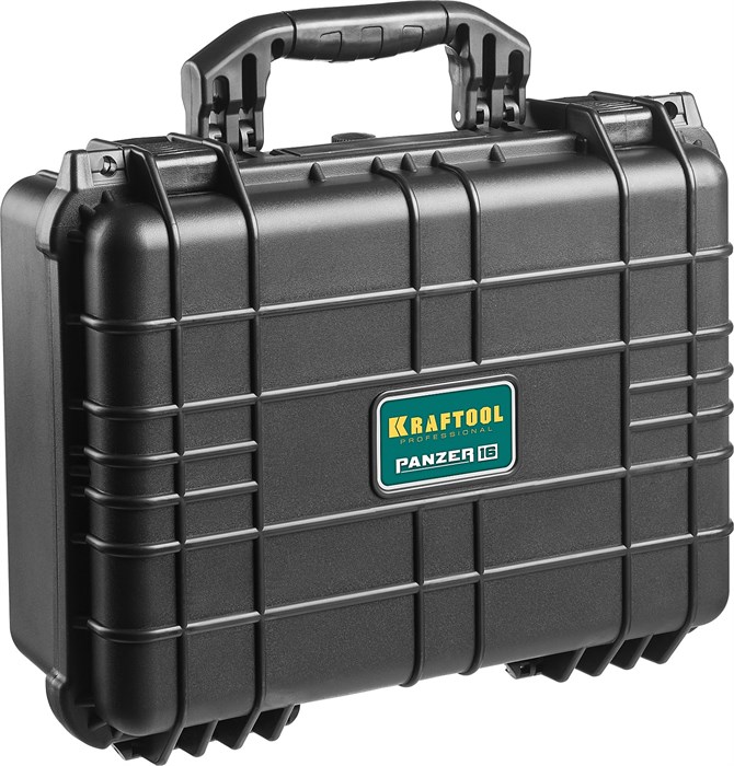 KRAFTOOL PANZER-16, 400 х 330 х 170 мм, (16″), IP55, ударопрочный пластиковый ящик (38251-16) 31383 - фото 714586