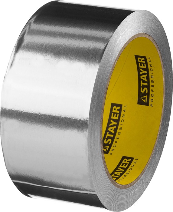 STAYER ProTape, 50 мм, 25 м, до 120 °С, самоклеящаяся алюминиевая лента, Professional (12268-50-25) 31618 - фото 714893