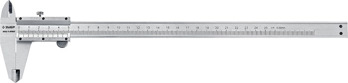 ЗУБР ШЦ-1-250, 250 мм, стальной штангенциркуль, Профессионал (34514-250) 1898430 - фото 717607
