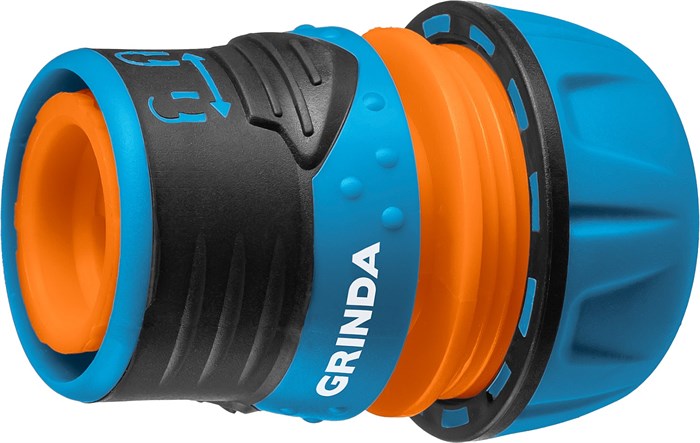 GRINDA TL-34, 3/4″, запирающим механизмом, пластиковый с TPR, для шланга, быстросъемный соединитель, PROLine (8-426428) 2278165 - фото 719493