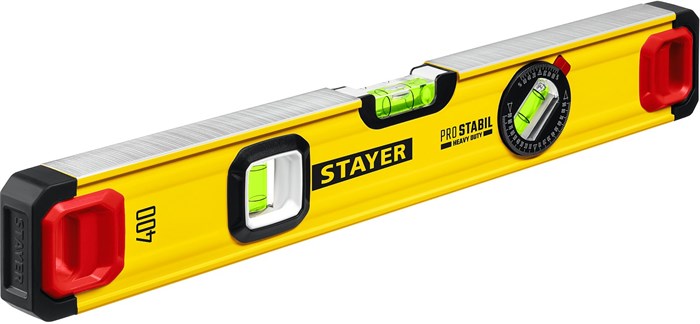 STAYER PRO STABIL, 400 мм, усиленный профиль, уровень с поворотным глазком, Professional (3471-040) 8840869 - фото 723880