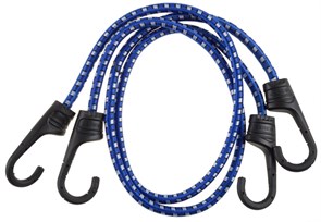 ЗУБР 100 см, d 8 мм, резиновый, пластиковые крюки, со стальным сердечником, 2 шт, крепежный шнур (40508-100)